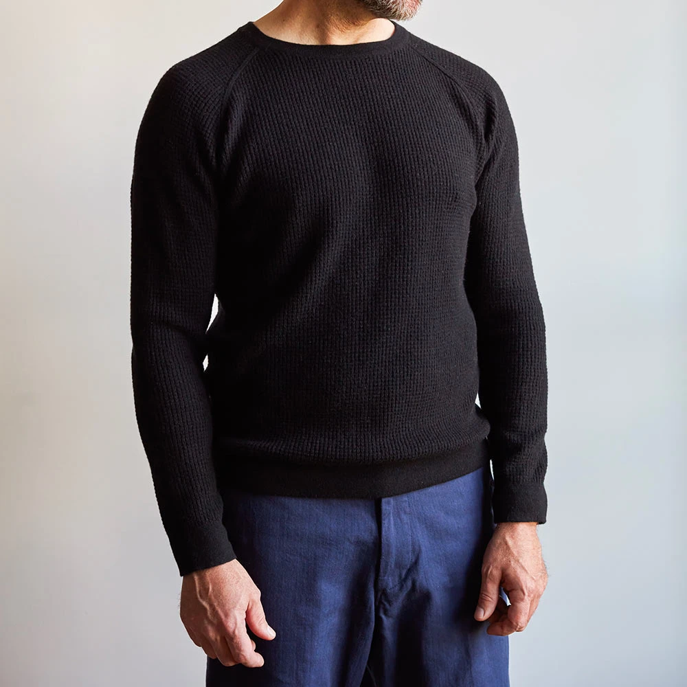 Merci - Pull En Laine - Noir Charbon 3 Merci - Pull En Laine - Noir Charbon