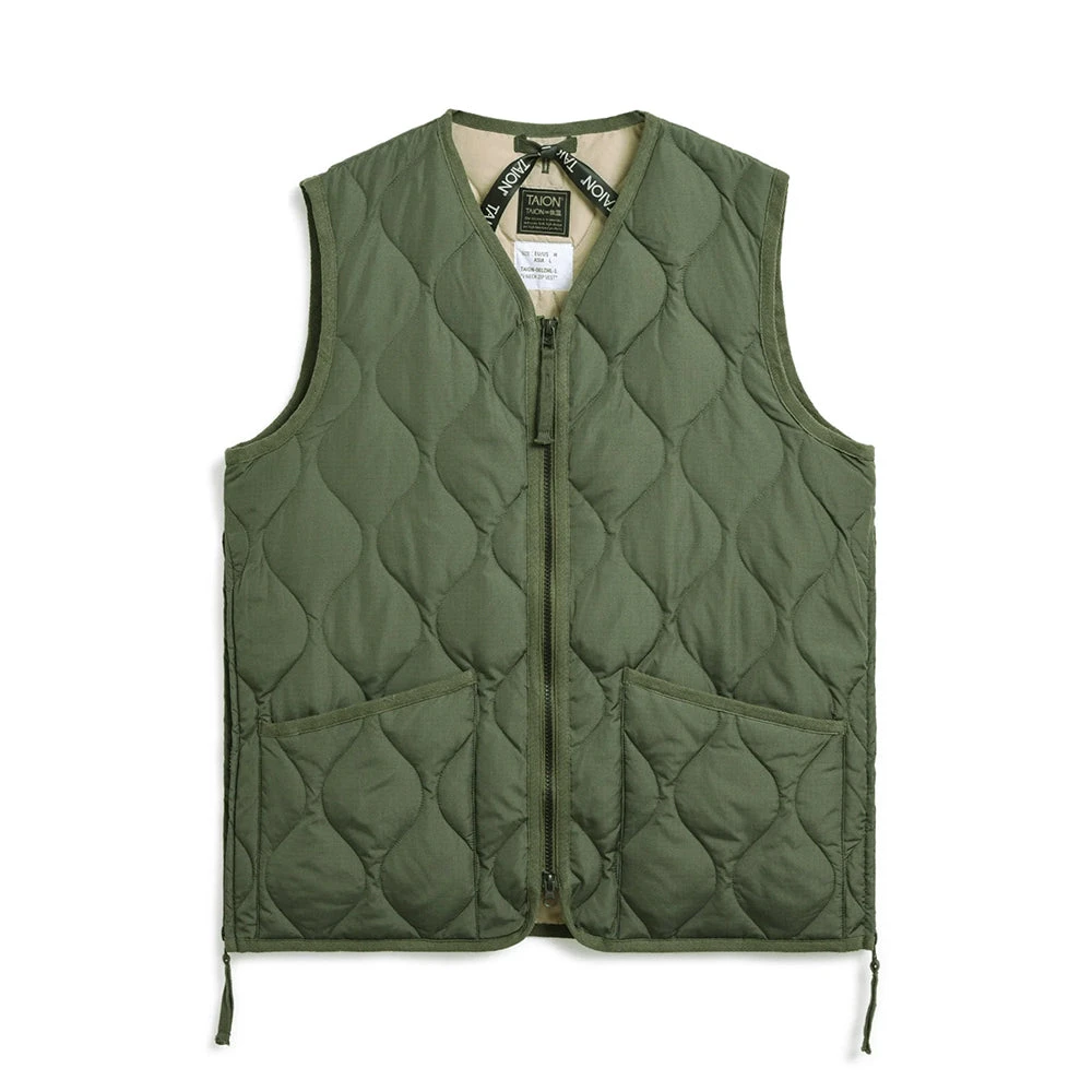 Taion - Veste Sans Manches - Vert 3 Taion - Veste Sans Manches - Vert