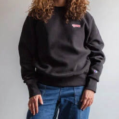 Merci X Champion - Sweat Merci - Noir