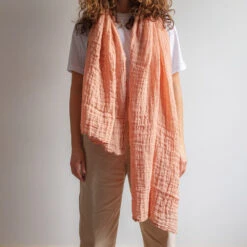 Merci - Étole Légère - Saumon