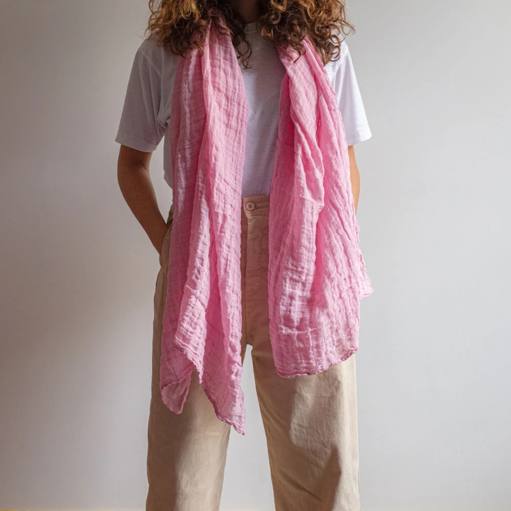 Merci - Étole Légère - Rose 3 Merci - Étole Légère - Rose