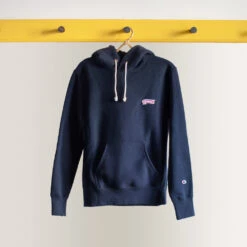 Merci X Champion - Sweat à Capuche Merci - Marine