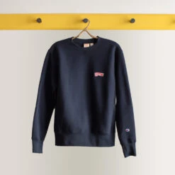 Merci X Champion - Sweat Merci - Marine