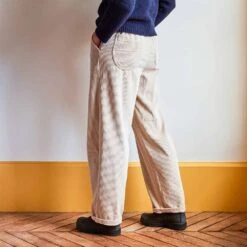 Merci - Pantalon En Velours Côtelé - Écru -Mode Vêtements Magasin pants 20