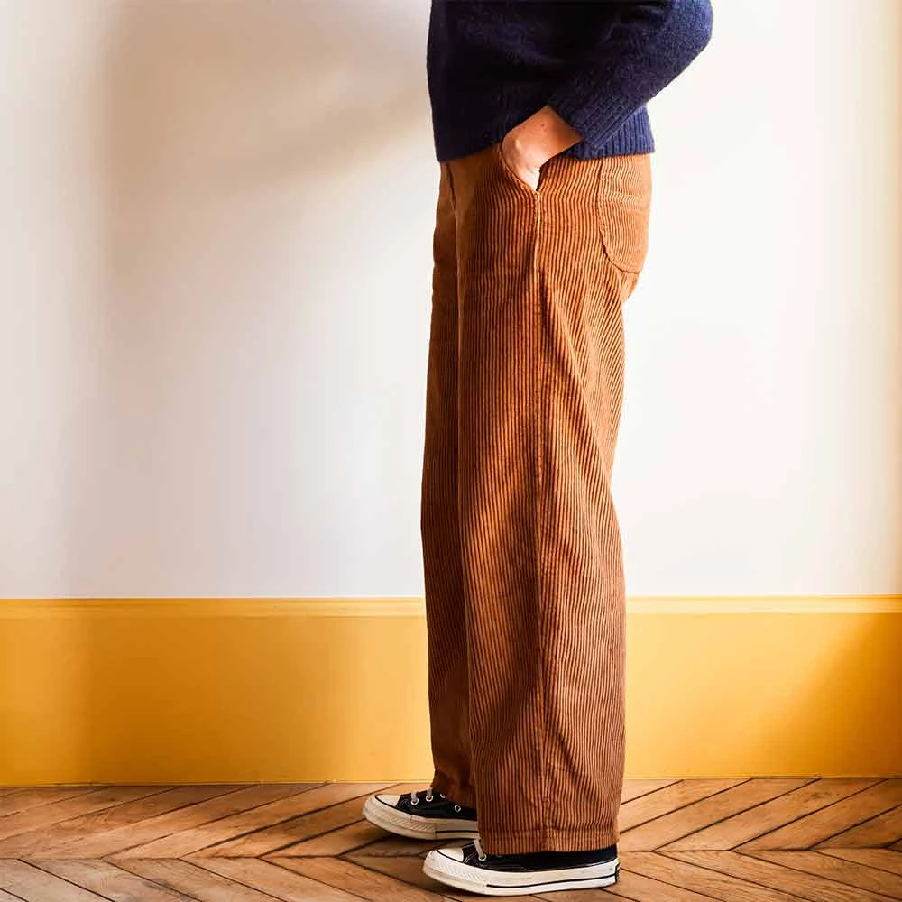 Merci - Pantalon En Velours Côtelé - Camel 4 Merci - Pantalon En Velours Côtelé - Camel – Image 2