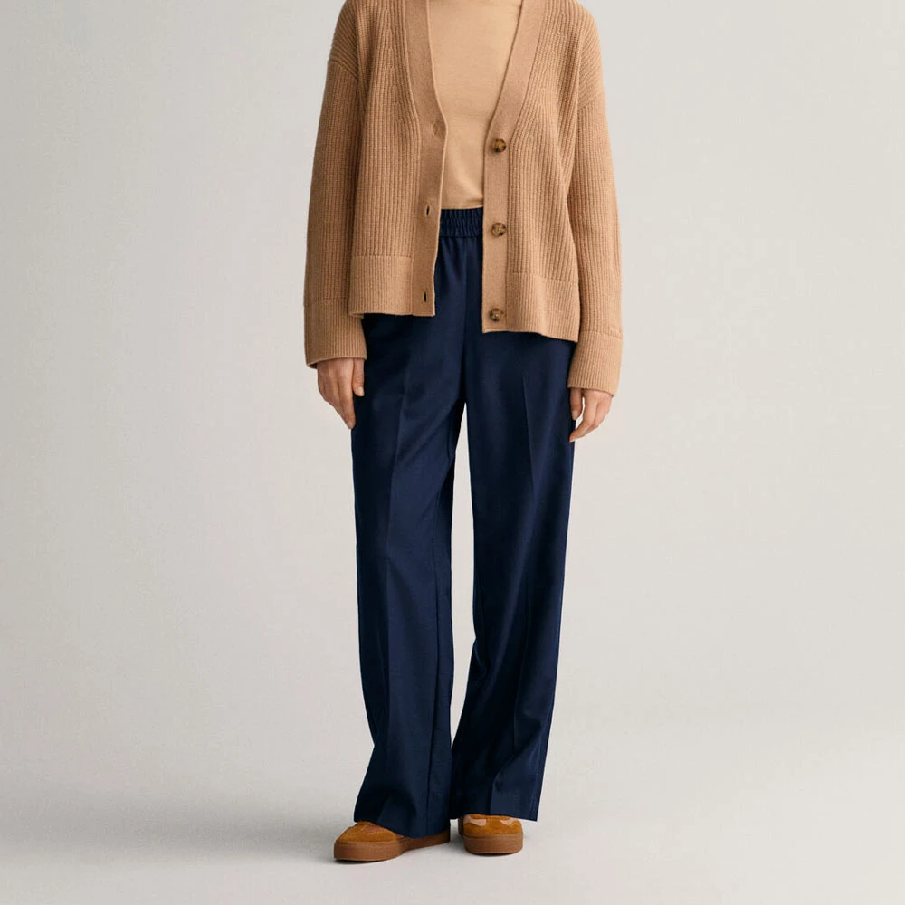 GANT - Pantalon Pull On Relaxed - Marine 4 GANT - Pantalon Pull On Relaxed - Marine – Image 2