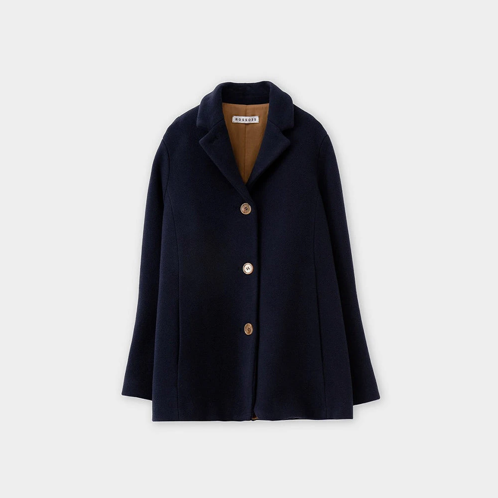 Rosso 35 - Veste En Laine - Marine 3 Rosso 35 - Veste En Laine - Marine