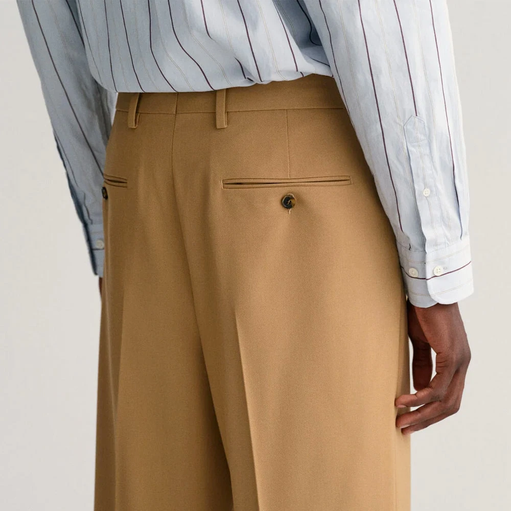 GANT - Pantalon à Pinces - Marron 6 GANT - Pantalon à Pinces - Marron – Image 4