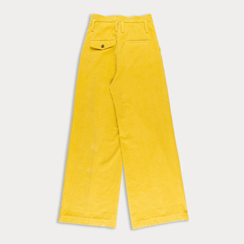 La Fetiche - Pantalon Angie Velvet - Jaune 7 La Fetiche - Pantalon Angie Velvet - Jaune – Image 5