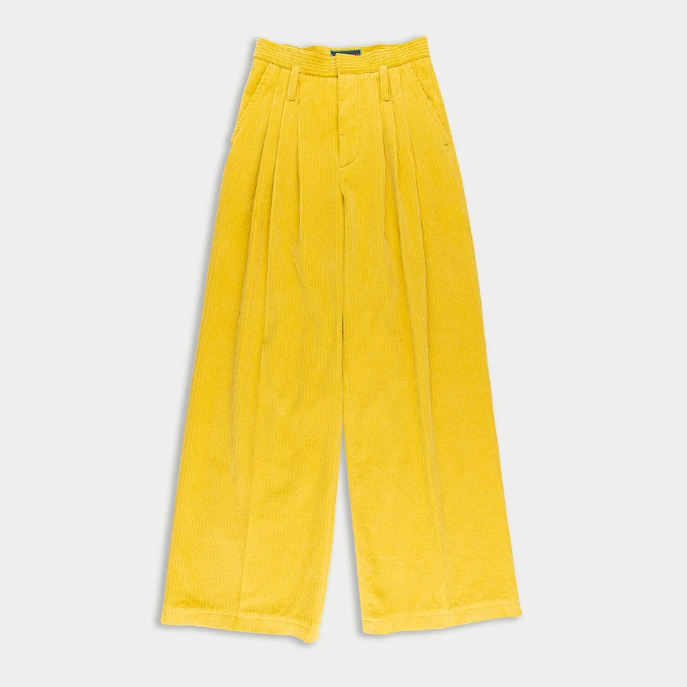 La Fetiche - Pantalon Angie Velvet - Jaune 6 La Fetiche - Pantalon Angie Velvet - Jaune – Image 4