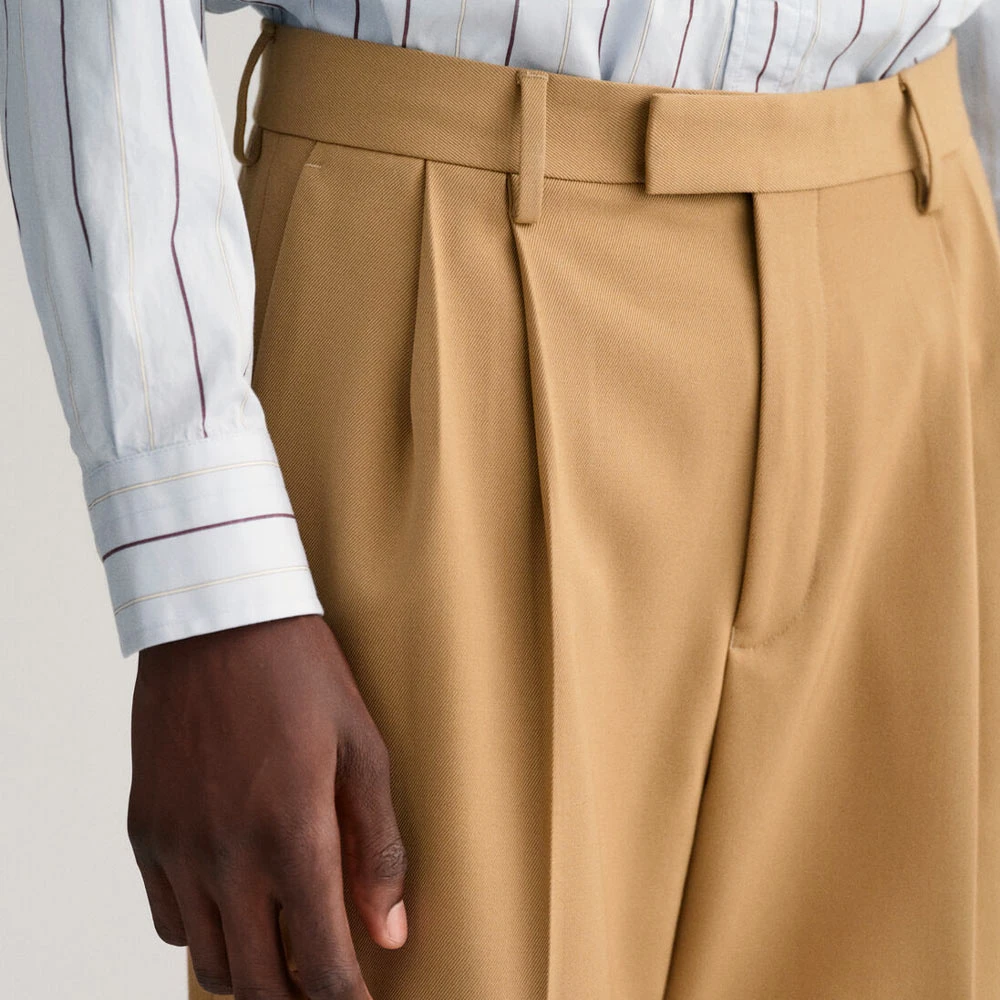 GANT - Pantalon à Pinces - Marron 5 GANT - Pantalon à Pinces - Marron – Image 3