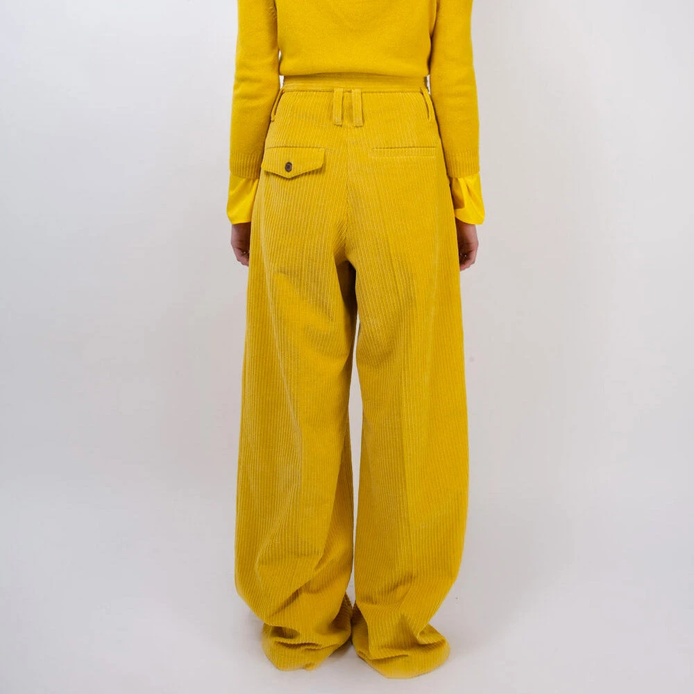 La Fetiche - Pantalon Angie Velvet - Jaune 4 La Fetiche - Pantalon Angie Velvet - Jaune – Image 2