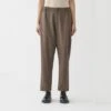 Pas De Calais - Pantalon Fuselé En Laine - Marron -Mode Vêtements Magasin pants5 55565110 8769 4e09 9cbb 927be5348708