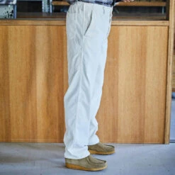 OrSlow - Pantalon French Work Velours Côtelé - Ivoire -Mode Vêtements Magasin pants8