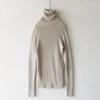 Ichi - Col Roulé En Laine - Beige 1 Ichi - Col Roulé En Laine - Beige -Mode Vêtements Magasin photo1