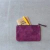 Merci - Pochette En Daim - Cardinal -Mode Vêtements Magasin pochette daim violet petit