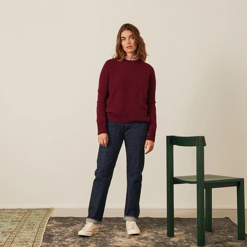 Merci - Pull Oversize En Cachemire - Bordeaux 3 Merci - Pull Oversize En Cachemire - Bordeaux