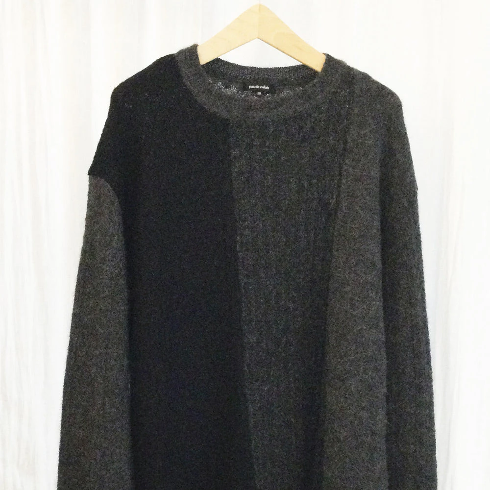 Pas De Calais - Pull Bicolore - Noir 3 Pas De Calais - Pull Bicolore - Noir