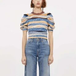 ULLA JOHNSON Ulla Jonhson - Pull Oddie - Bleu