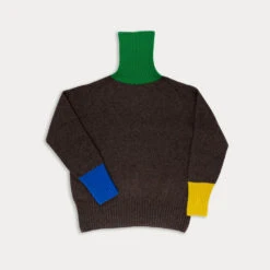 La Fetiche - Pull Maxi Rudi - Marron Foncé