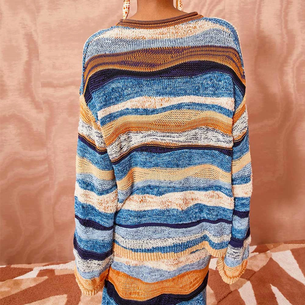 ULLA JOHNSON Ulla Jonhson - Pull Francie - Bleu 6 ULLA JOHNSON Ulla Jonhson - Pull Francie - Bleu – Image 4