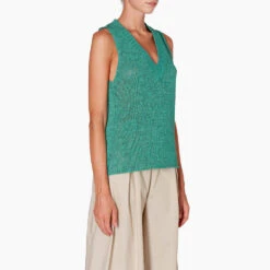 Roberto Collina - Débardeur En Maille - Vert 8 Roberto Collina - Débardeur En Maille - Vert -Mode Vêtements Magasin pull3 43101859 dbe1 4a9e a78c 24c4d840e986