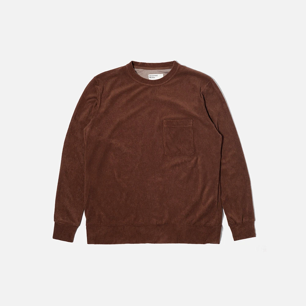 Universal Works - Sweat Loose - Marron 3 Universal Works - Sweat Loose - Marron
