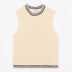 Tricots Jean Marc - Pull Sans Manches Meline - Ecru -Mode Vêtements Magasin pull5 01d3eba4 b951 4569 967c 3d59e05b78fe