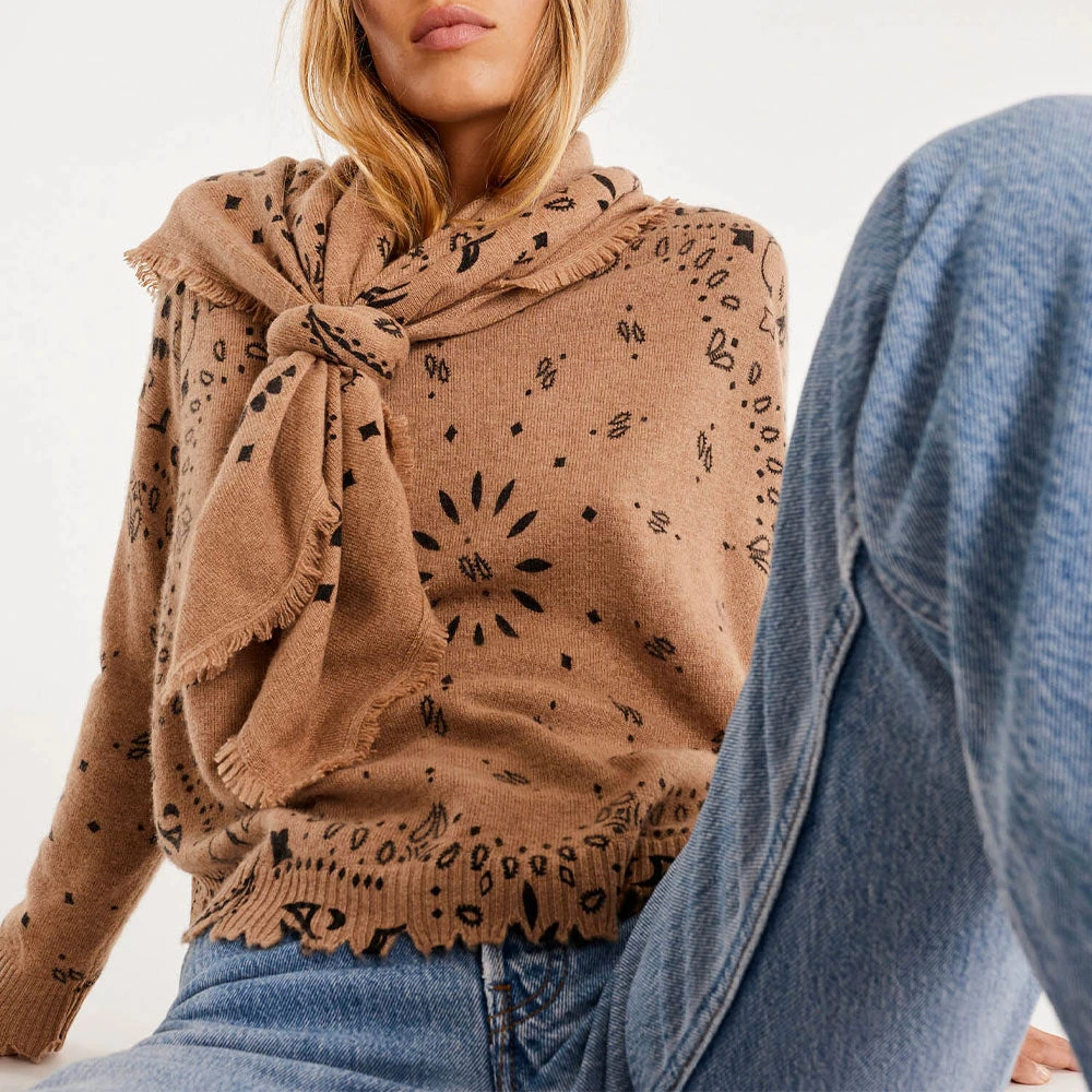 Kujten - Pull Mela Bandana - Camel 4 Kujten - Pull Mela Bandana - Camel – Image 2