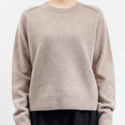 CT Plage - Pull Classique En Laine - Camel