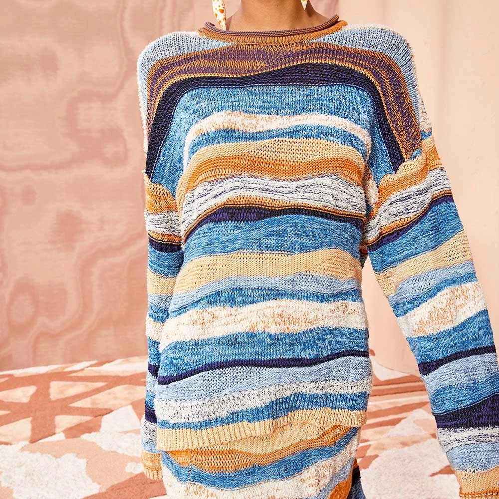 ULLA JOHNSON Ulla Jonhson - Pull Francie - Bleu 3 ULLA JOHNSON Ulla Jonhson - Pull Francie - Bleu