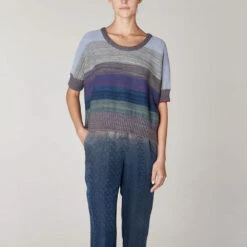 Raquel Allegra - Pull Jodie - Bleu