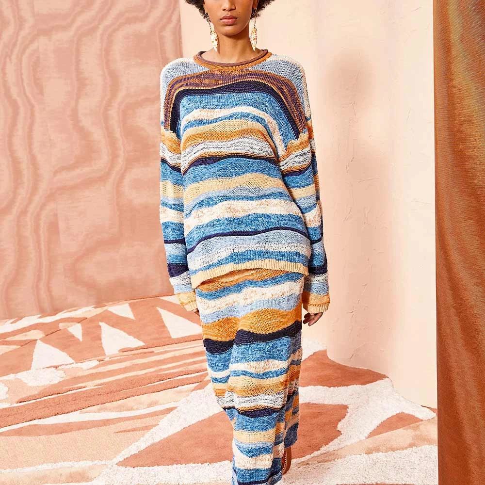 ULLA JOHNSON Ulla Jonhson - Pull Francie - Bleu 7 ULLA JOHNSON Ulla Jonhson - Pull Francie - Bleu – Image 5