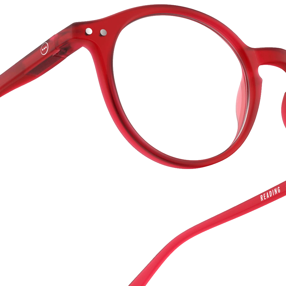 Izipizi - Lunettes Reading #D - Red 4 Izipizi - Lunettes Reading #D - Red – Image 2