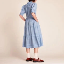 Trovata - Robe Frankie - Bleu -Mode Vêtements Magasin robe6 225da280 1469 432a 8bf4 498f1b19ebf1