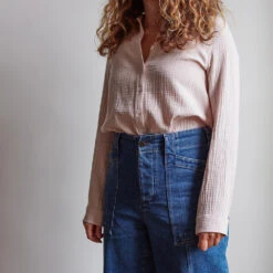 Merci - Chemise En Gaze De Coton - Rose