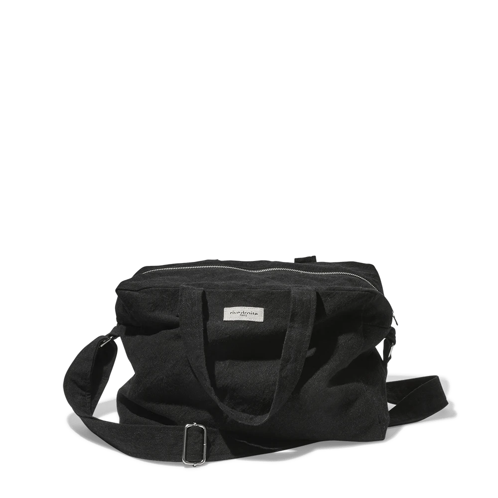 Rivedroite - Sac City Sauval En Coton Recyclé - Noir 4 Rivedroite - Sac City Sauval En Coton Recyclé - Noir – Image 2