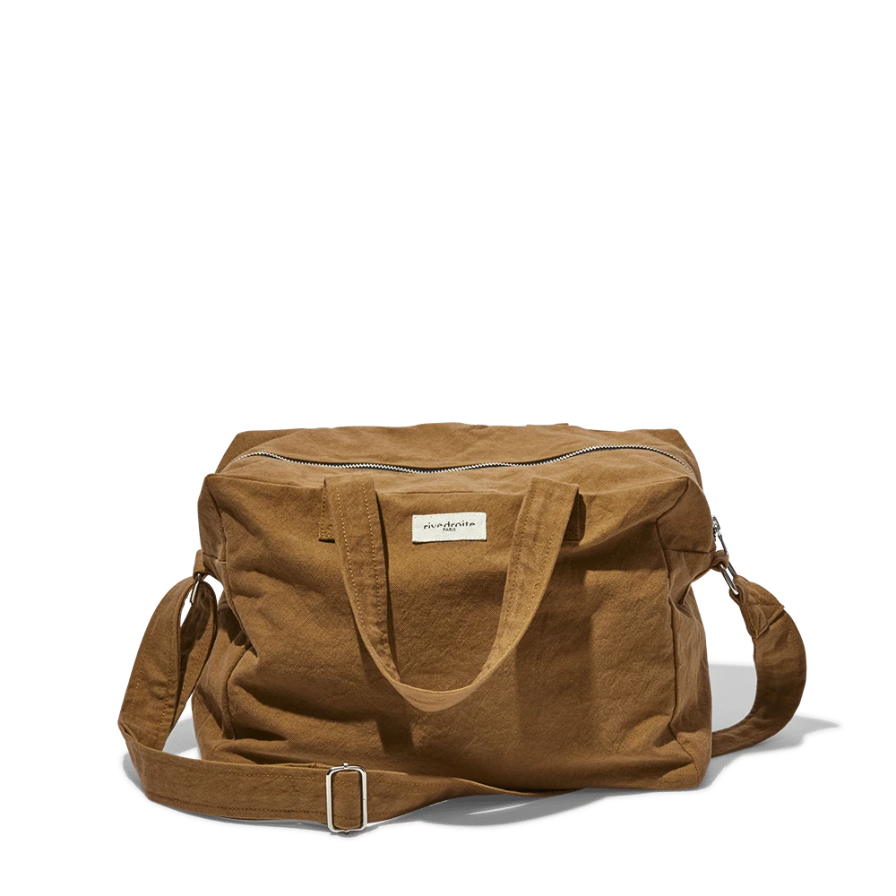 Rivedroite - Sac City Sauval En Coton Recyclé - Tabac 4 Rivedroite - Sac City Sauval En Coton Recyclé - Tabac – Image 2