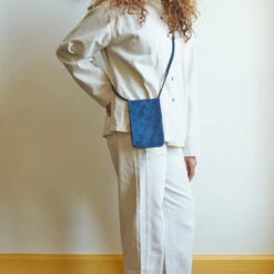 Merci - Sac En Daim - Oceania -Mode Vêtements Magasin sac daim bleu petit