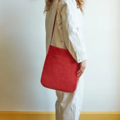 Merci - Sac En Daim - Lolipop 11 Merci - Sac En Daim - Lolipop -Mode Vêtements Magasin sac daim rouge grand