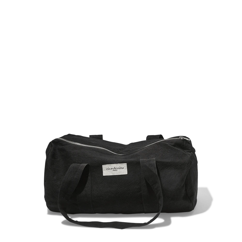 Rivedroite - Sac Polochon En Coton Recyclé - Noir 3 Rivedroite - Sac Polochon En Coton Recyclé - Noir