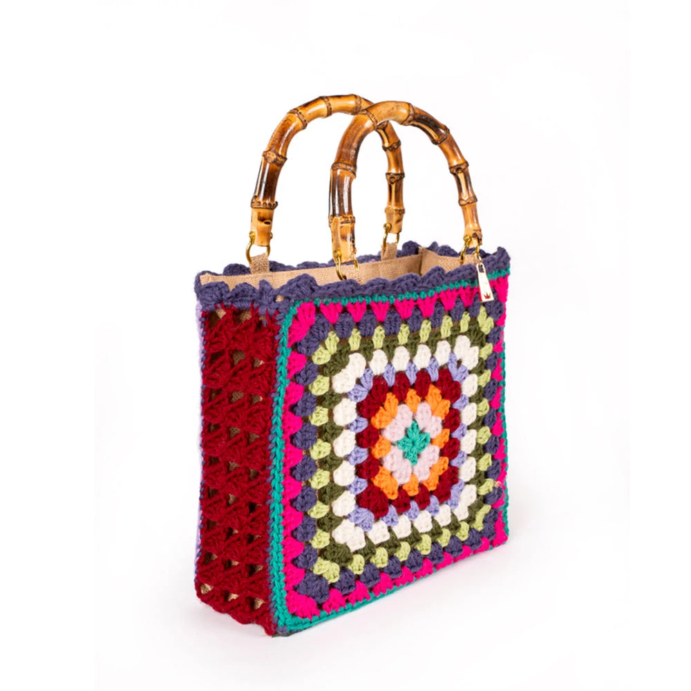 La Milanesa - Sac En Crochet - Violet 4 La Milanesa - Sac En Crochet - Violet – Image 2