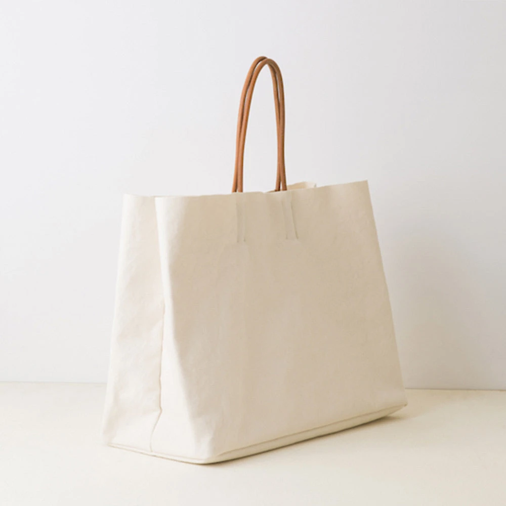 Amiacalva - Petit Sac En Papier - Écru 6 Amiacalva - Petit Sac En Papier - Écru – Image 4