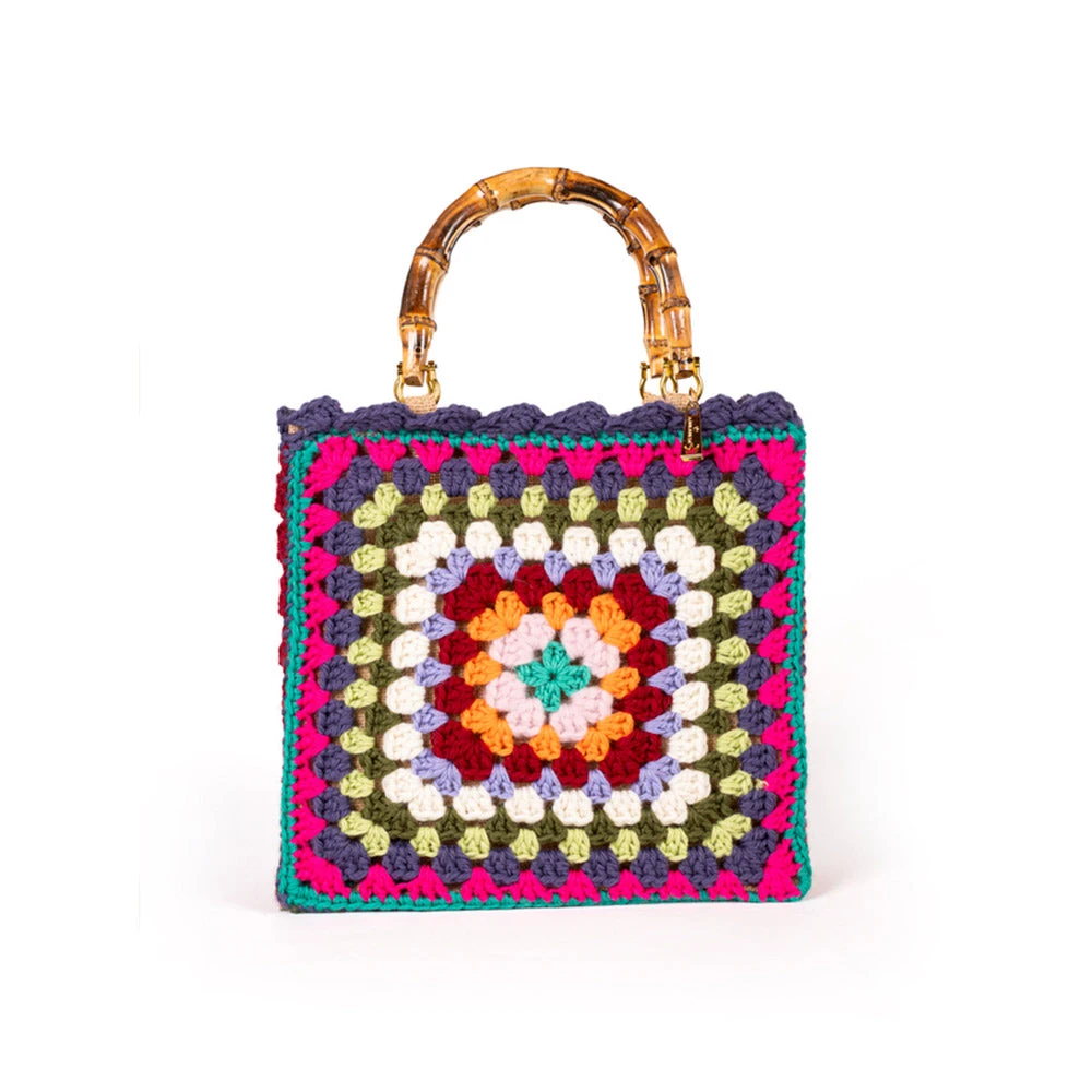 La Milanesa - Sac En Crochet - Violet 3 La Milanesa - Sac En Crochet - Violet