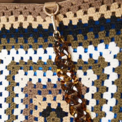 La Milanesa - Sac En Crochet Yuppy - Marron -Mode Vêtements Magasin sac7 6f9ccd67 ceaa 4c0f 97bb e00c6387c8b5