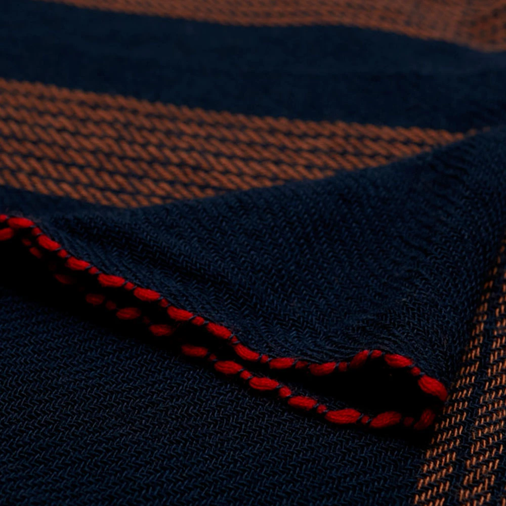 Lovat & Green - Echarpe Krall - Marine 4 Lovat & Green - Echarpe Krall - Marine – Image 2