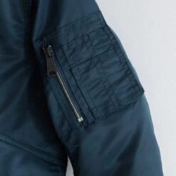 Schott X Merci - Bomber - Bleu Marine -Mode Vêtements Magasin schott merci5564