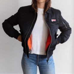 Schott X Merci - Bomber - Noir -Mode Vêtements Magasin schott merci5600