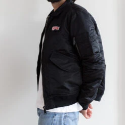 Schott X Merci - Bomber - Noir -Mode Vêtements Magasin schott merci 5865