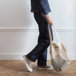 Merci - Sac Filet à Provision - Noir 9 Merci - Sac Filet à Provision - Noir -Mode Vêtements Magasin schott merci 6020